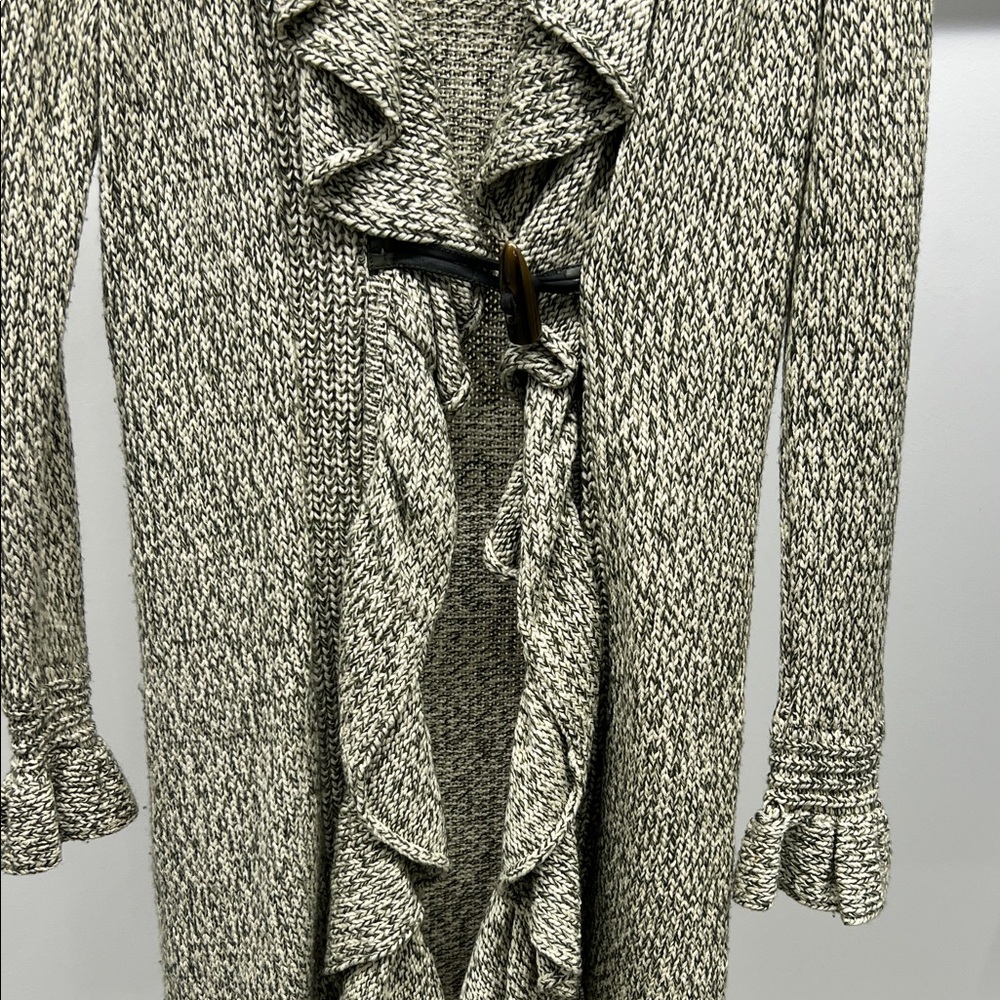 Magaschoni Ruffle Knit Cardigan - Picture 3 of 7